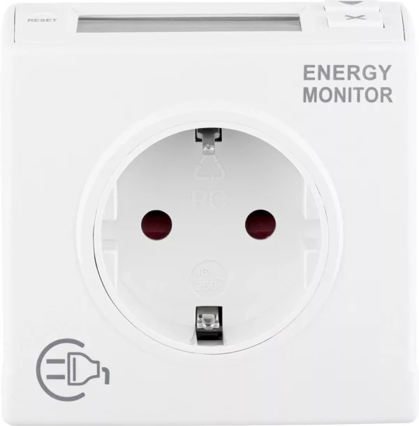 Mjerač troškova energije, bijeli, maks. 3680 W, 1 kom.