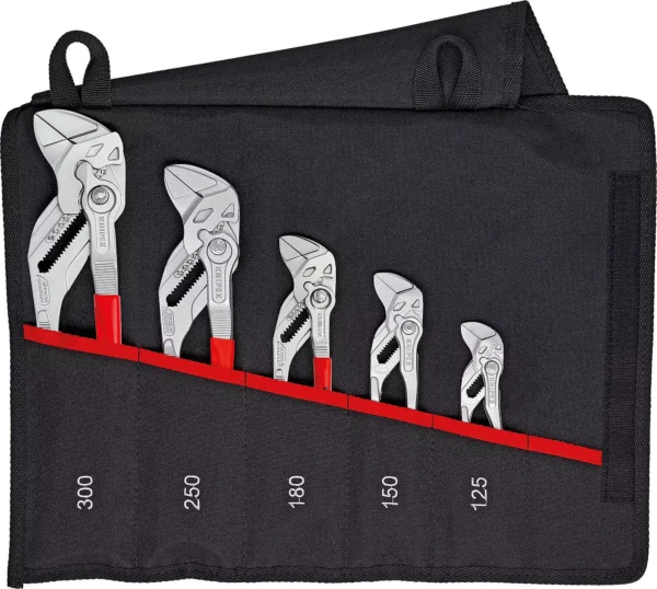 Set kliješta-ključeva KNIPEX, 5-dijelni, s rolo torbicom