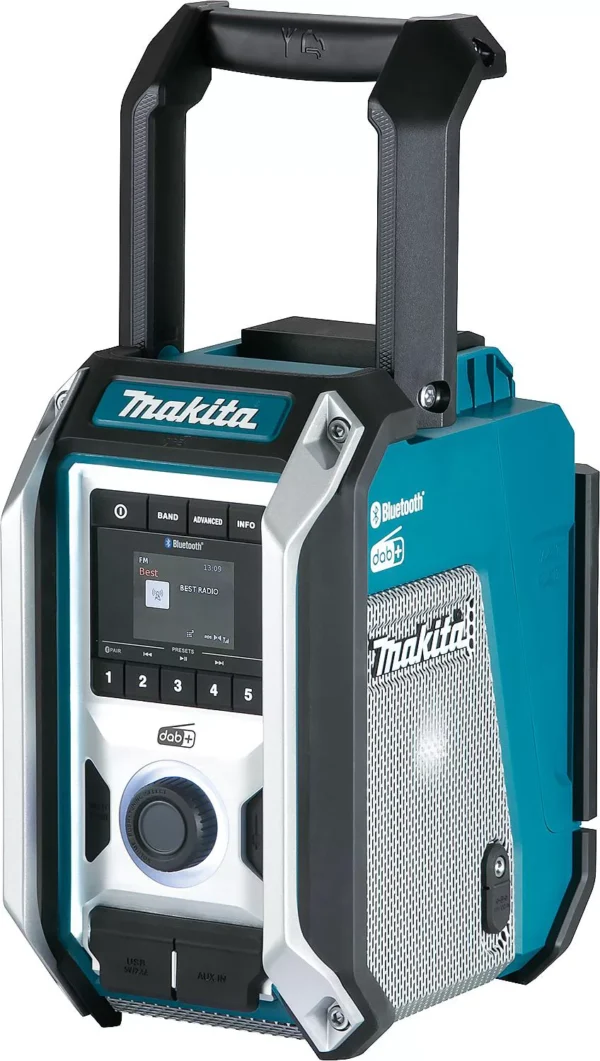 Akumulatorski gradilišni radio MAKITA DMR115, 12 V – 18 V, s DAB+ prijemom