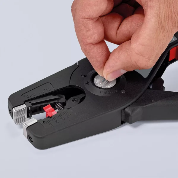 Automatska kliješta za skidanje izolacije KNIPEX PreciStrip16 za žice od 0,08 do 16 mm²