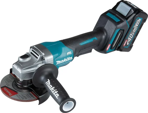 Akumulatorska kutna brusilica Makita 40V GA016GM201 s 2x 4,0 Ah akumulatora i punjačem