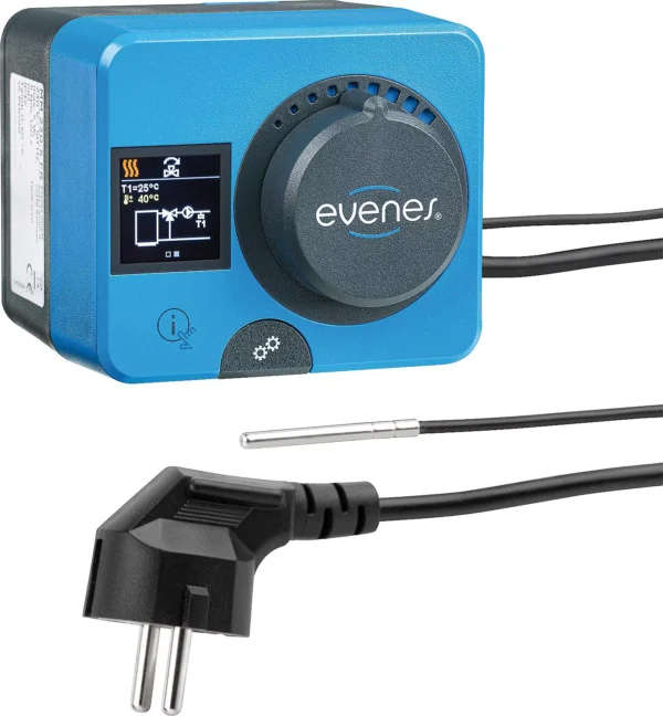 Servomotor s regulatorom fiksne vrijednosti Evenes MMF230.10.120, s montažnim setom AMM1