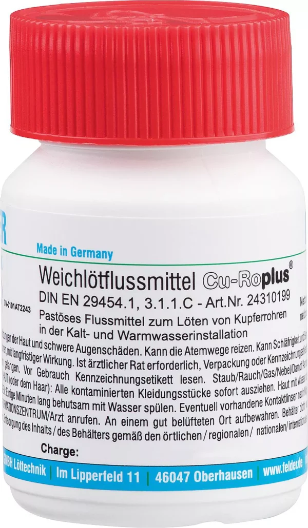 Tekućina za meko lemljenje CU Ropuls DIN EN 29454, limenka od 70 g