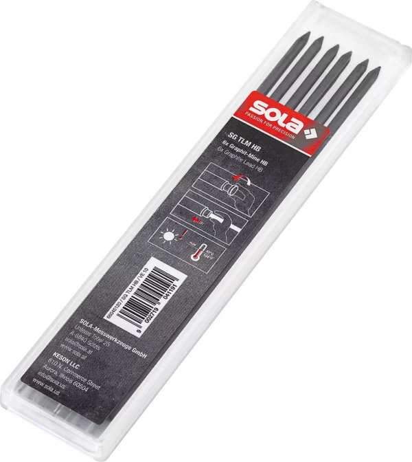 Set zamjenskih mina Sola TML2, sive, za marker za rupe za bušenje