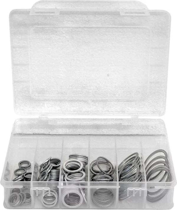 Komplet aluminijskih brtvi, 1/8" – 1"