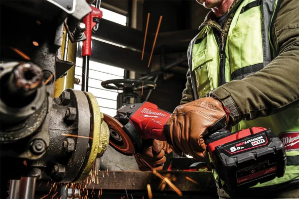 Akumulatorska kutna brusilica Milwaukee M18FSAGV125XPDB-0X, 18 V, bez akumulatora i punjača