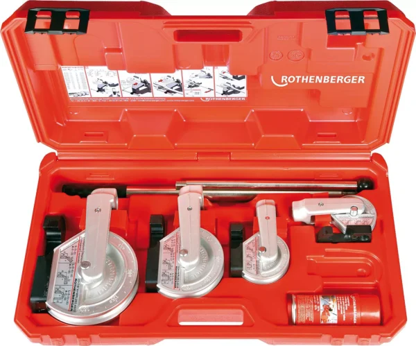 Univerzalni ručni savijač Robend H+W Plus set s matricama 12-15-18-22 mm i sprejem za savijanje