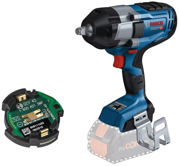 Akumulatorski udarni odvijač Bosch GDS 18V-1000 C, 18V, User Interface, bez akumulatora i punjača, s L-Boxx kovčegom