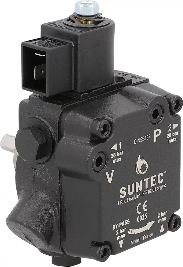 Servisna pumpa za uljni plamenik Suntec AUV 47, s ventilom za rasterećenje tlaka