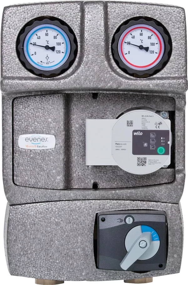 Servomotor Easyflow 3-točkasti 230V AC 50Hz 90°-140s + MS-NRE set za ugradnju