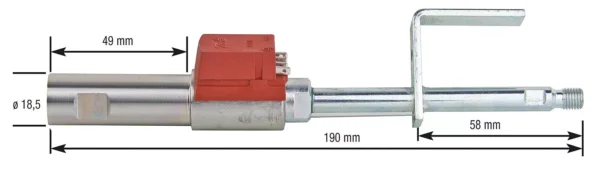 Predgrijač ulja za uljne plamenike Hansa/Convair HVS 3/HVS 5, za plamenu cijev 120 mm