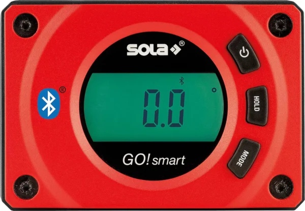 Digitalni mjerač nagiba i pada Sola GO! SMART s Bluetoothom, D × Š × V = 80 × 55 × 27 mm