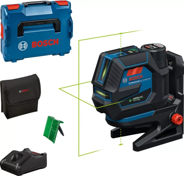 Akumulatorski križni linijski laser Bosch GCL 12V-50-22 CG 12 V s 1 × 2,0 Ah akumulatorom i punjačem
