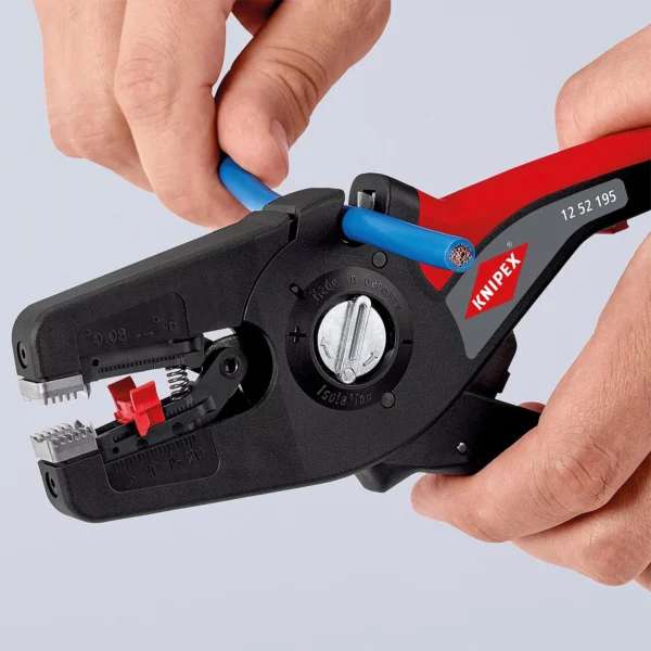 Automatska kliješta za skidanje izolacije KNIPEX PreciStrip16 za žice od 0,08 do 16 mm²