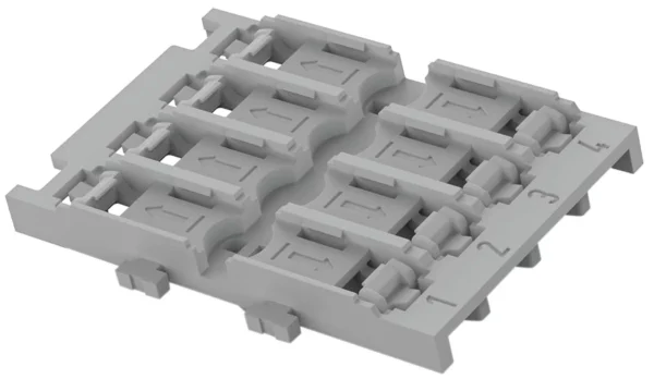 Wago adapter za pričvršćivanje prolaznog konektora s polugom 221, s nožicom za učvršćivanje