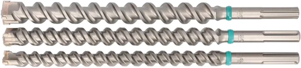 Set svrdala za udarno bušenje HELLER ENDURO Y-CUTTER, 3-dijelni, SDS-Max, promjer 25, 30 i 35 mm