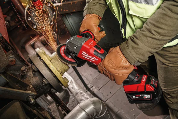 Akumulatorska kutna brusilica Milwaukee M18FSAGV125XB-0X, 18 V bez akumulatora i punjača