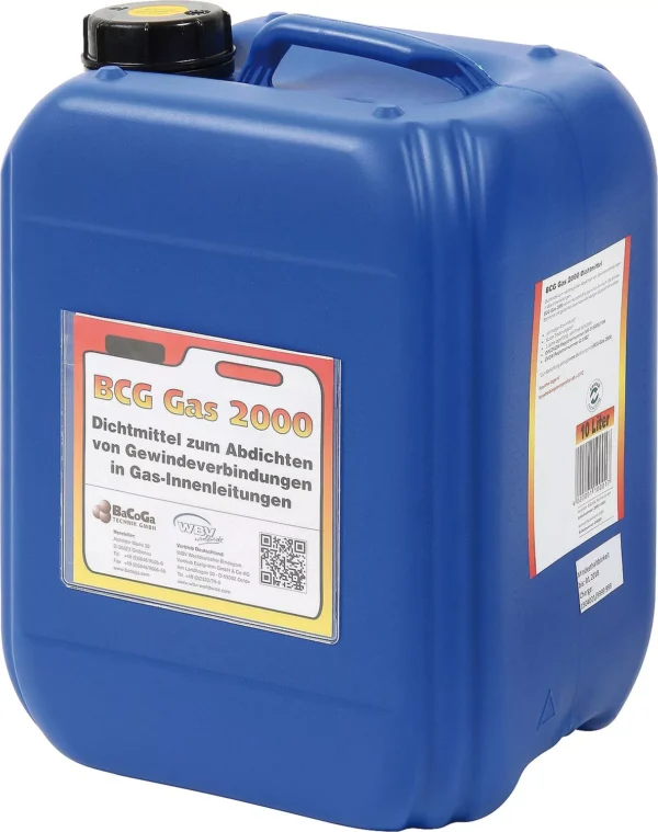 BCG plinsko brtvilo 2000, DIN-DVGW reg. br. NG-5153BL0184, kanistar 10 l