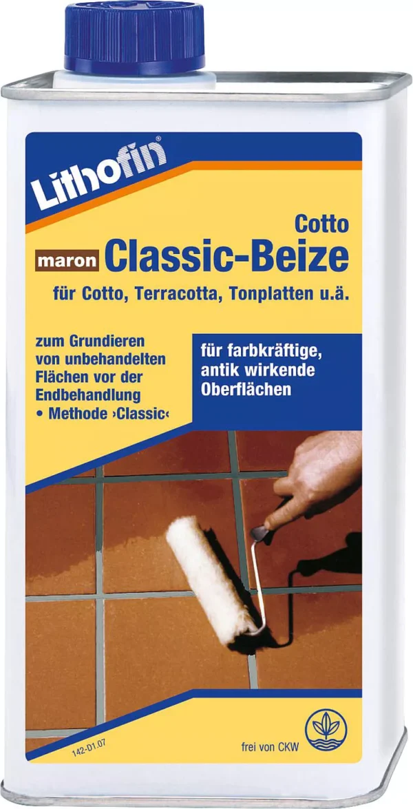 LITHOFIN Cotto Classic lazura maron, boca 1 l