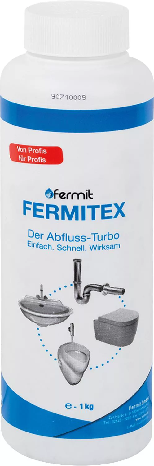 Sredstvo za čišćenje cijevi FERMIT Fermitex, doza 1 kg